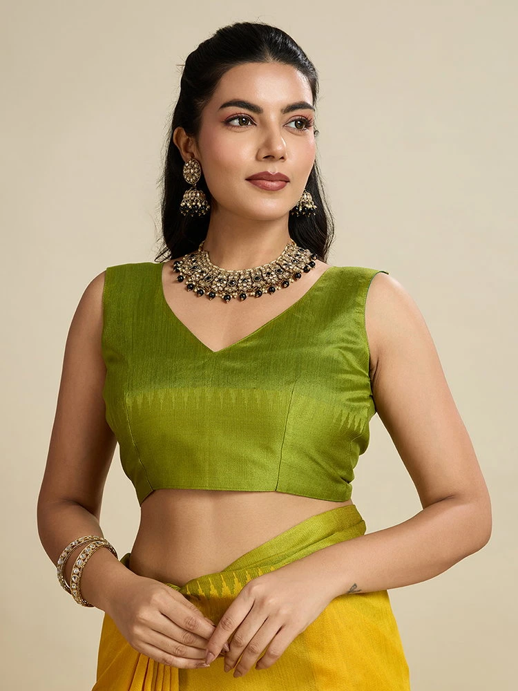 Jf 2584 Raw Silk Temple Woven Border Saree Collection 6