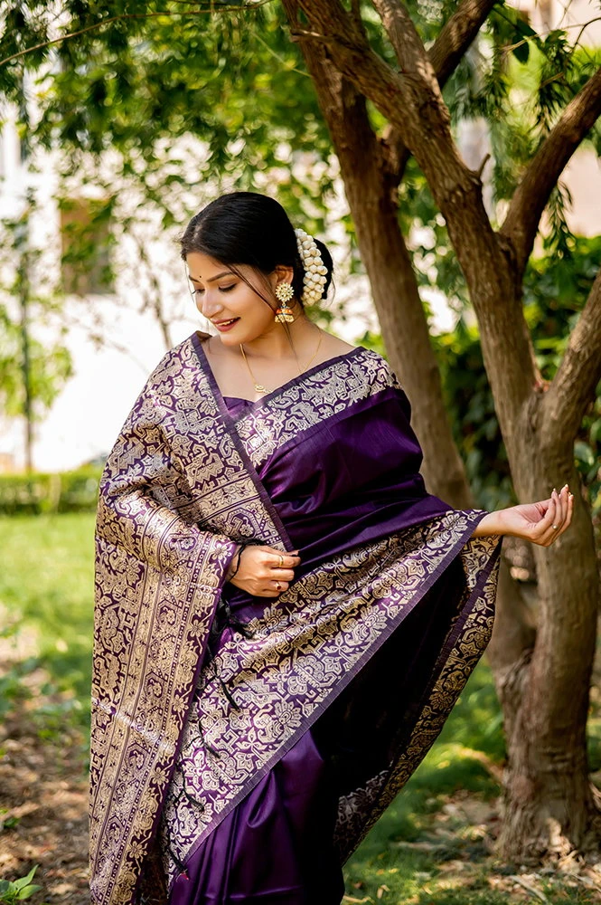 Jf 2596 Handloom Raw Silk Woven Designer Saree With Blouse Collection 10