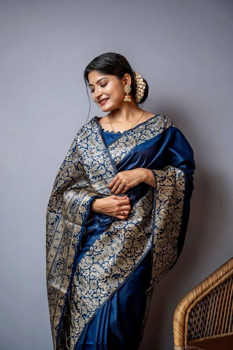 Jf 2596 Handloom Raw Silk Woven Designer Saree With Blouse Collection 15