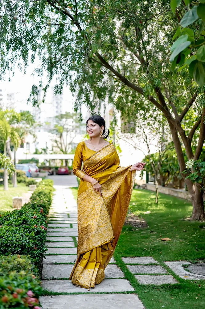 Jf 2596 Handloom Raw Silk Woven Designer Saree With Blouse Collection 4