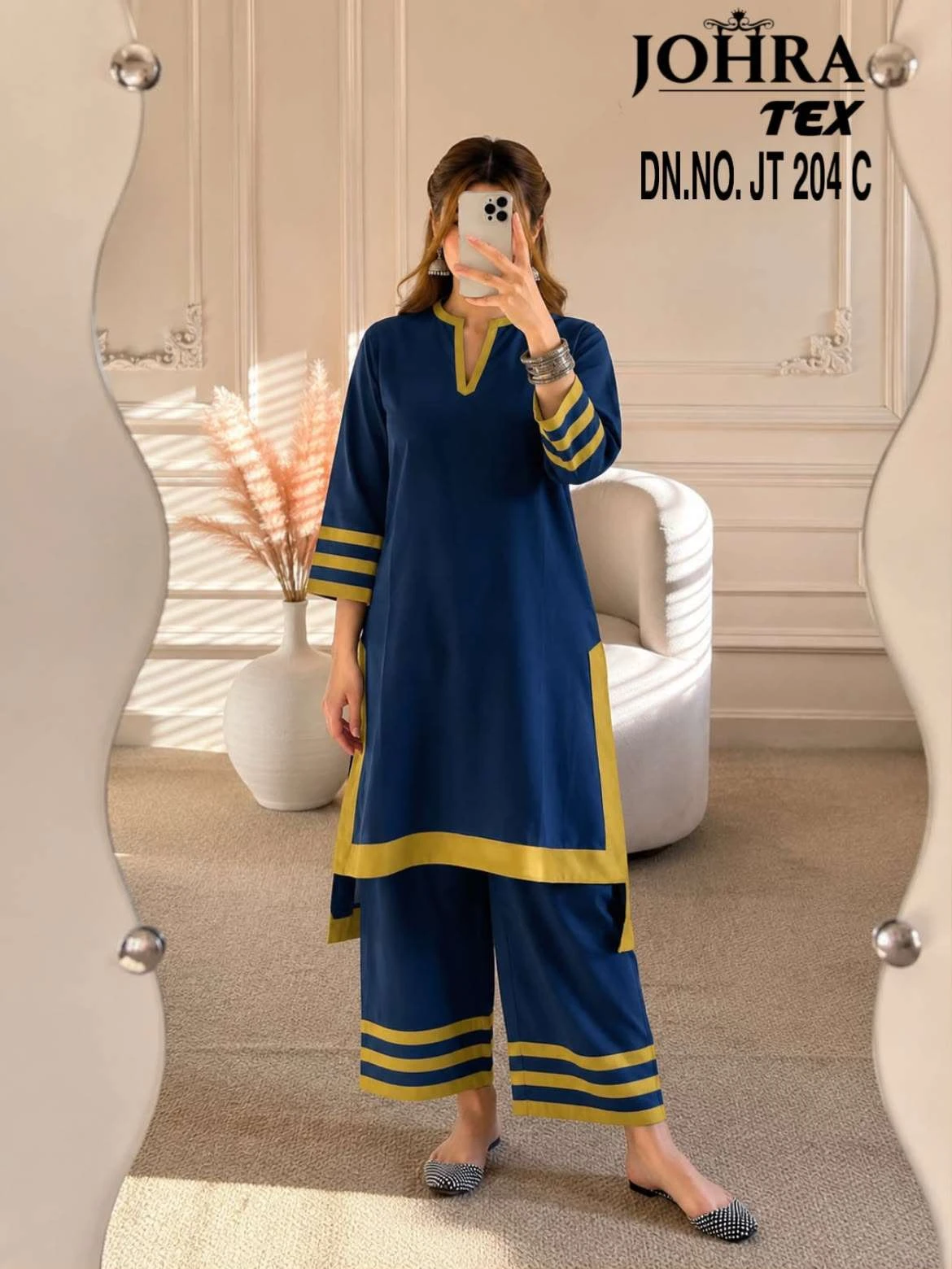 Johra Tex Jt 204 Ready Made Co-ord Set Collection 1