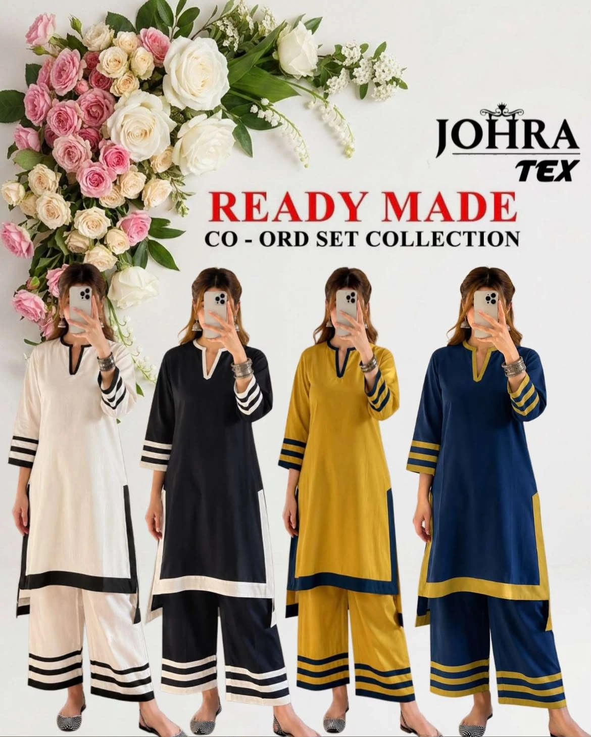 Johra Tex Jt 204 Ready Made Co-ord Set Collection 10