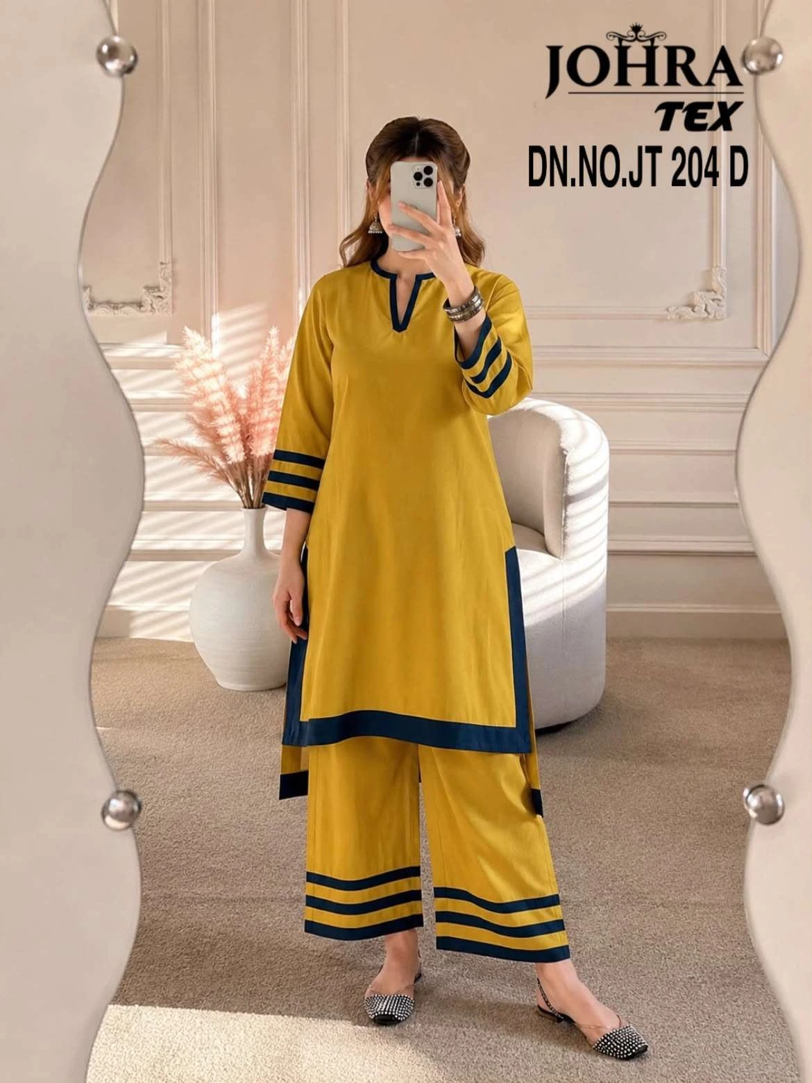 Johra Tex Jt 204 Ready Made Co-ord Set Collection 8