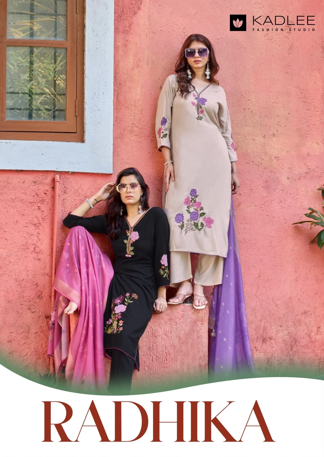 Kadlee Radhika Rayon Readymade Suit With Jacquard Print Dupatta Wholesale Collection