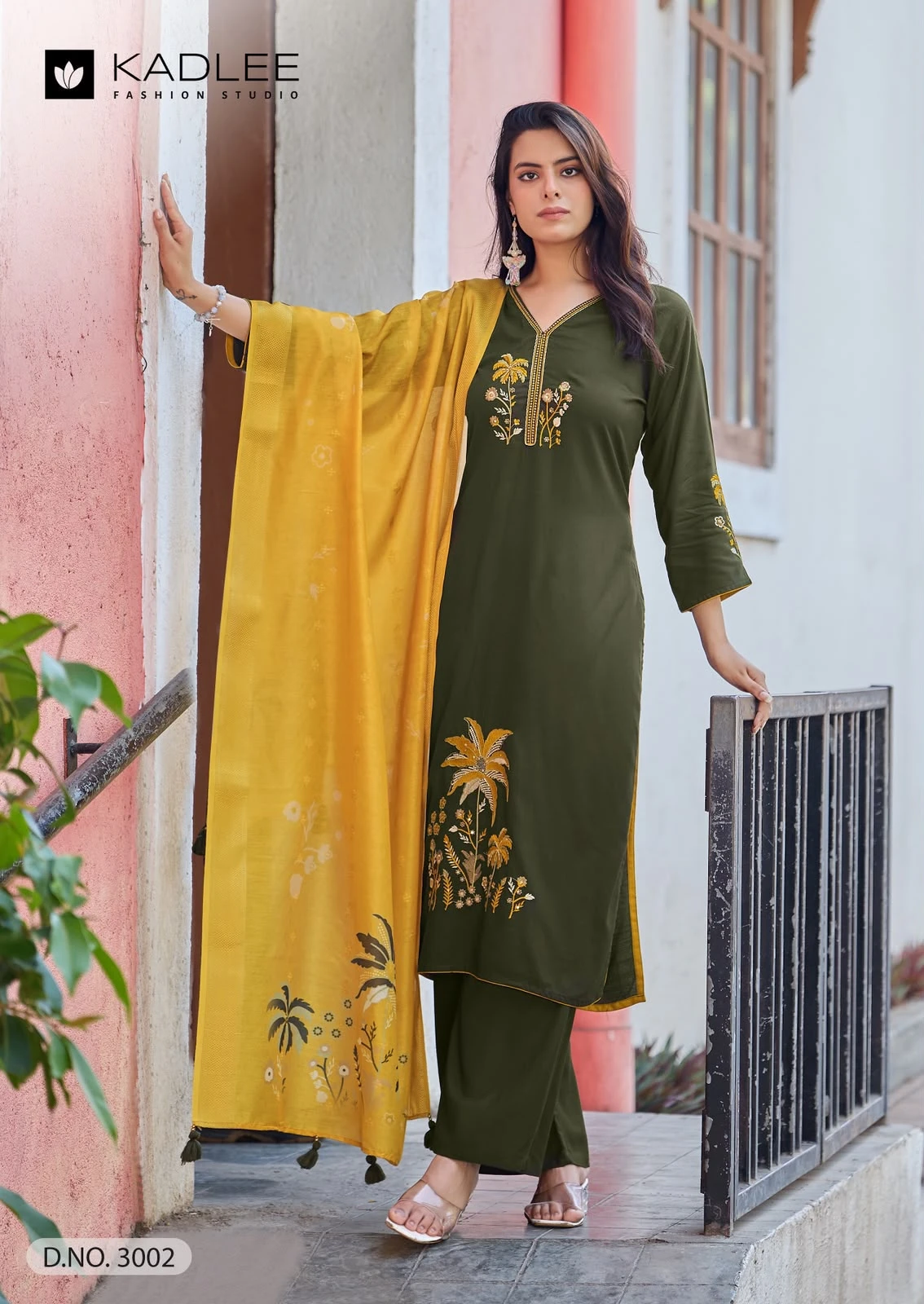 Kadlee Radhika Rayon Readymade Suit With Jacquard Print Dupatta Wholesale Collection 4