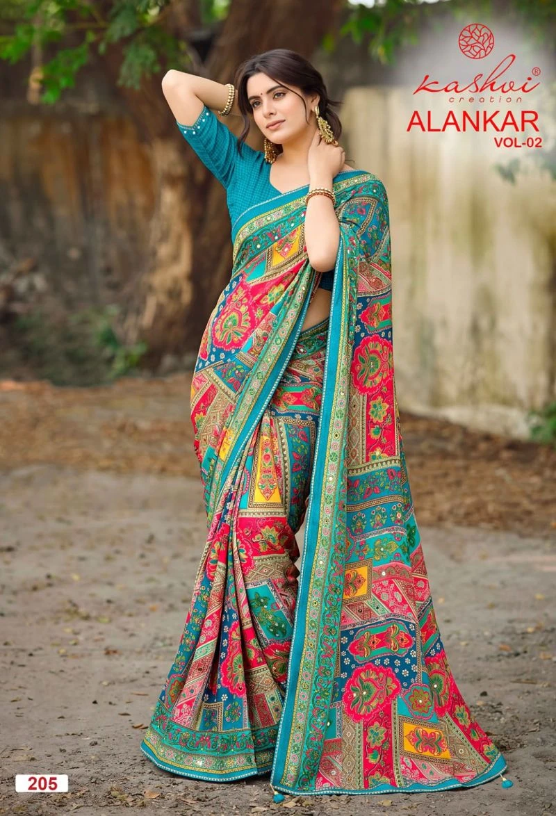 Kashvi Alankar Vol 2 Shine Silk with Glass Work Saree Collection 6
