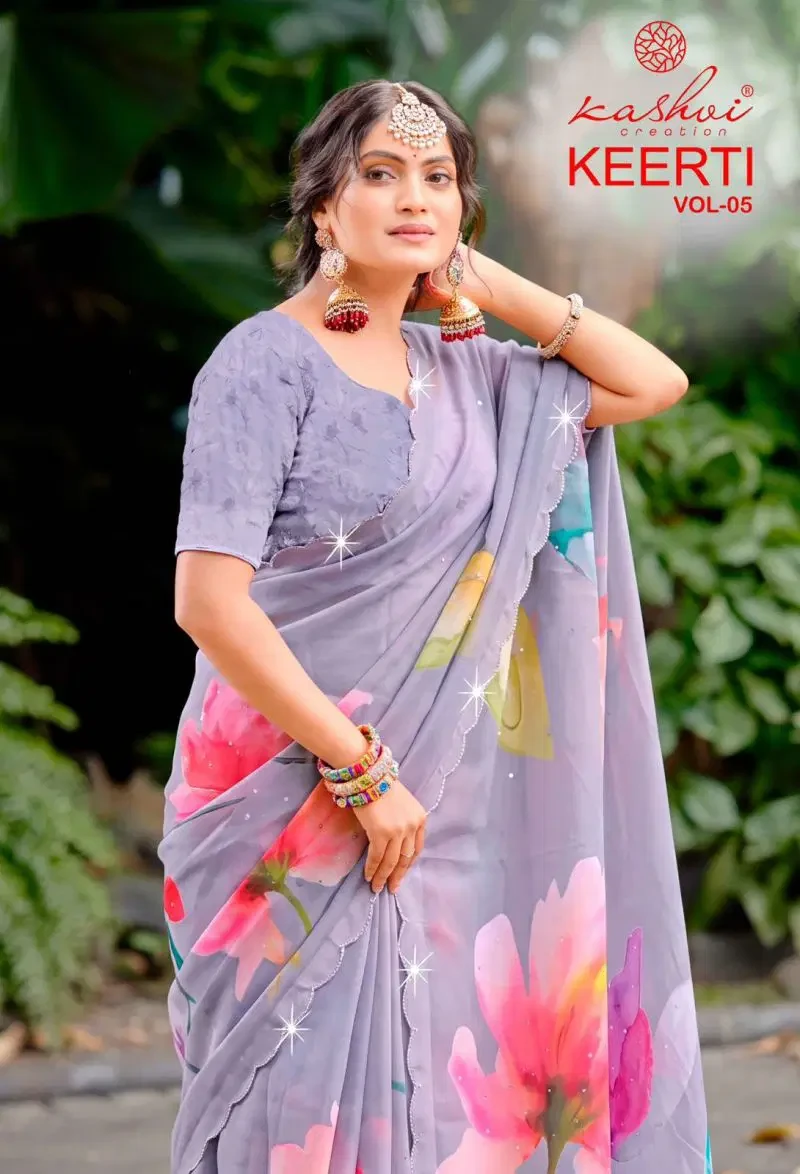 Kashvi Keerti Vol 5 Raga Digital Printed Saree Collection