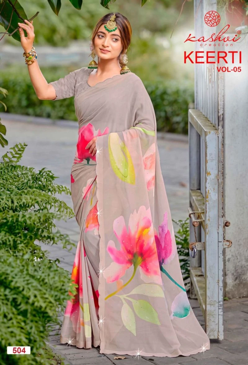 Kashvi Keerti Vol 5 Raga Digital Printed Saree Collection 5