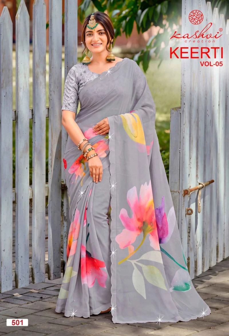 Kashvi Keerti Vol 5 Raga Digital Printed Saree Collection 7