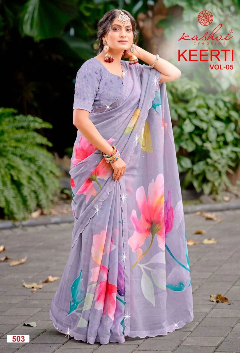 Kashvi Keerti Vol 5 Raga Digital Printed Saree Collection 9