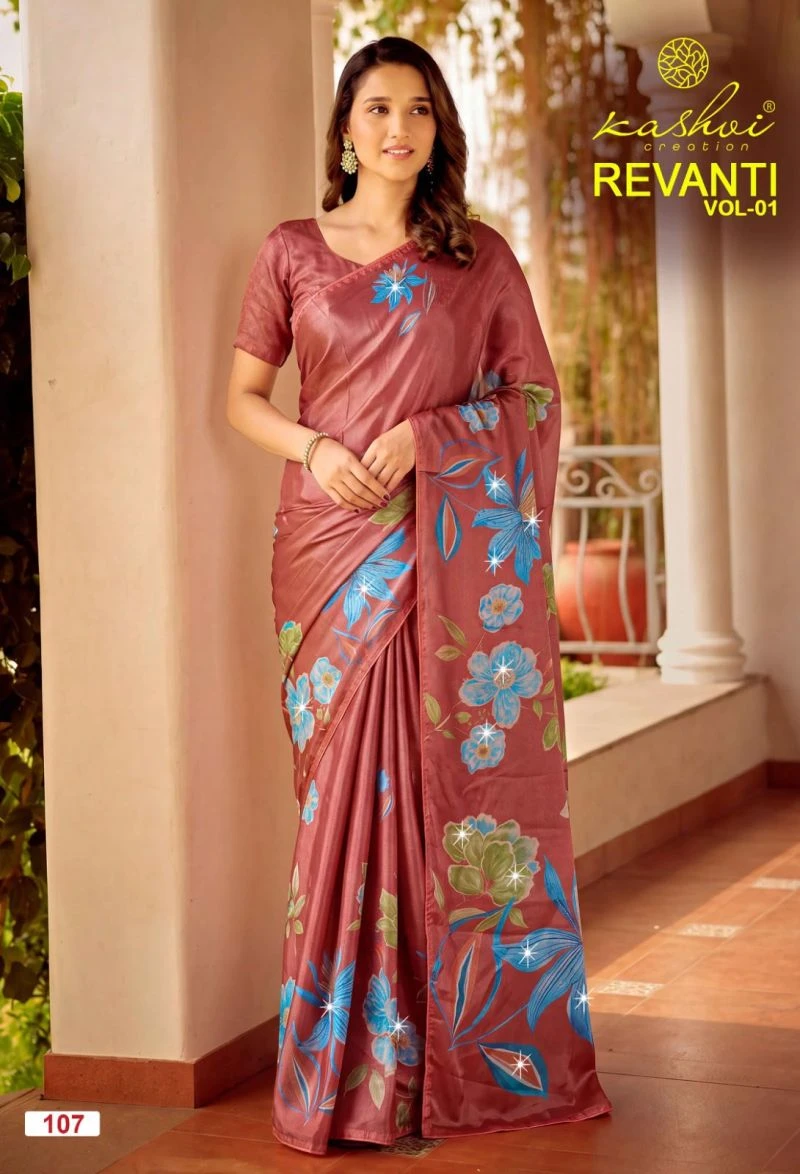 Kashvi Revanti Vol 1 Tesla Digital Printed Saree Collection 2