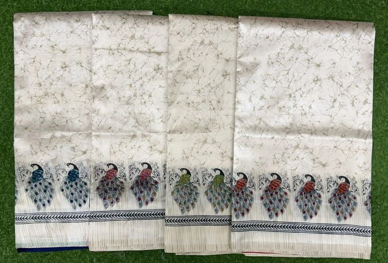 Kavita Vol 1 Cotton Blend Printed Casual Wear Saree Collection 4