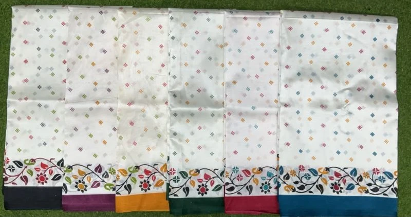 Kavita Vol 1 Cotton Blend Printed Casual Wear Saree Collection 7