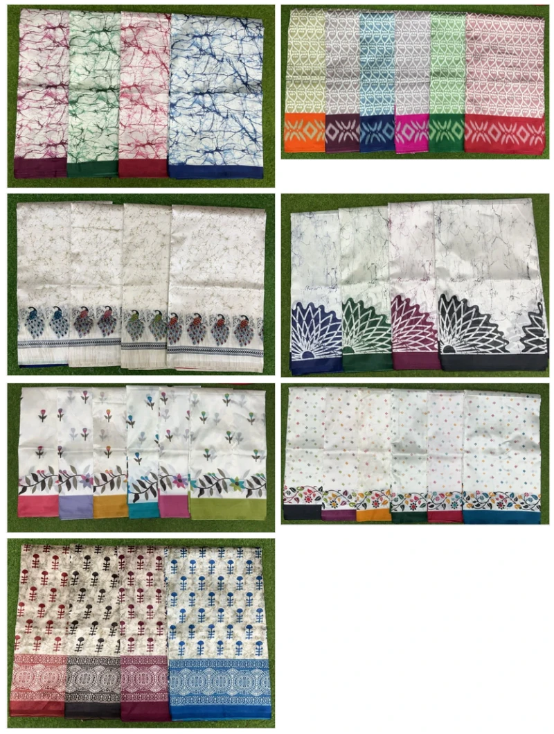 Kavita Vol 1 Cotton Blend Printed Casual Wear Saree Collection 9