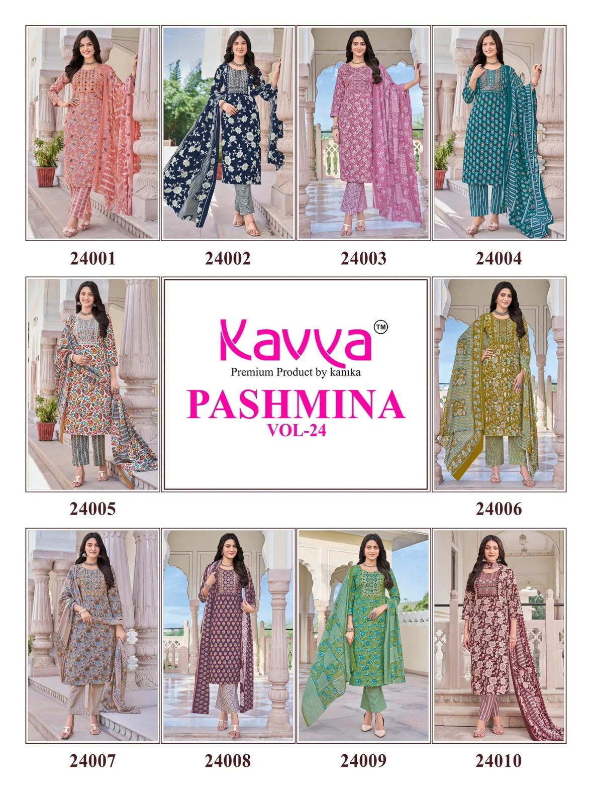 Kavya Pashmina Vol 24 Cotton Suits With Lining 5