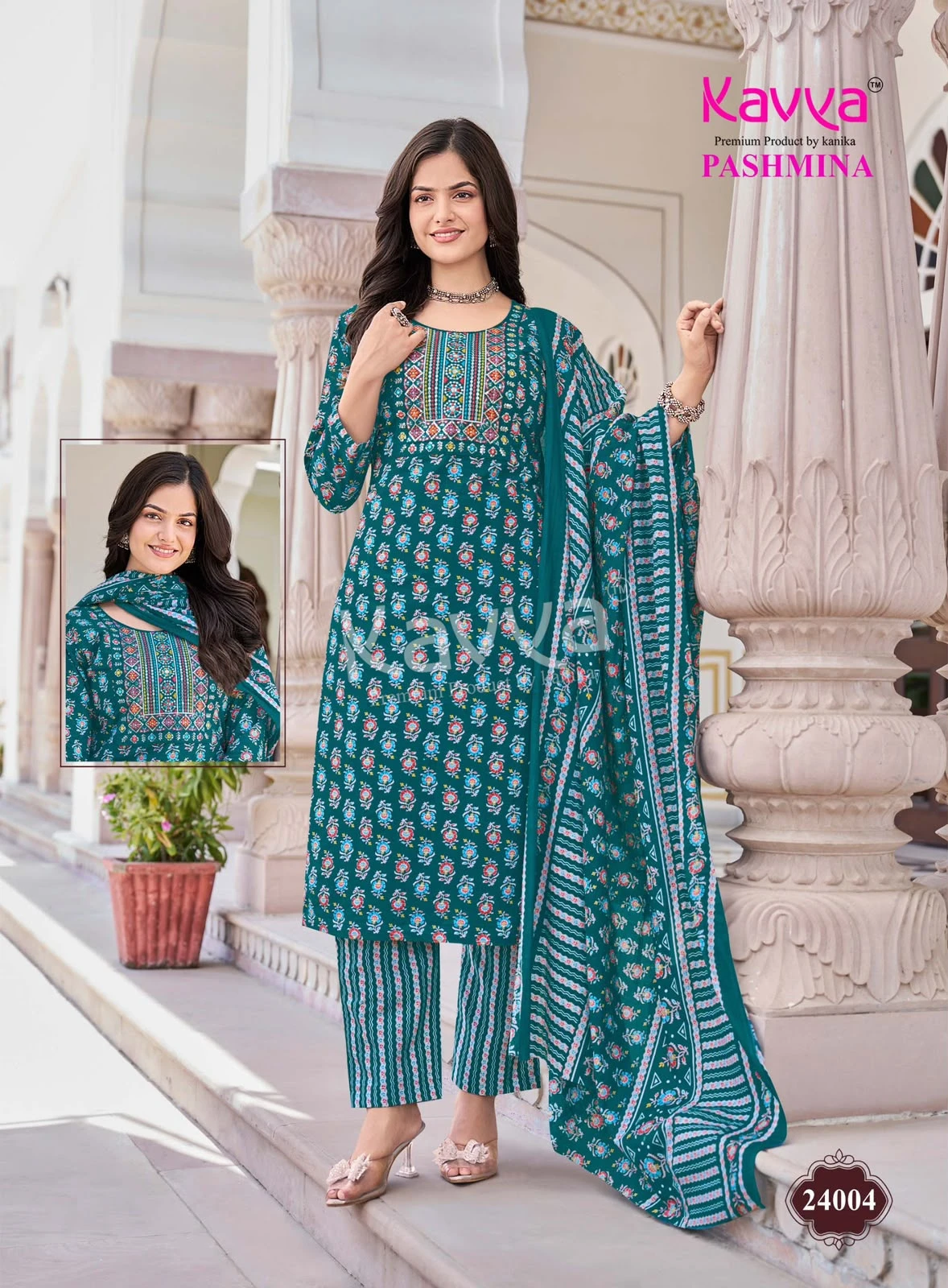 Kavya Pashmina Vol 24 Cotton Suits With Lining 6