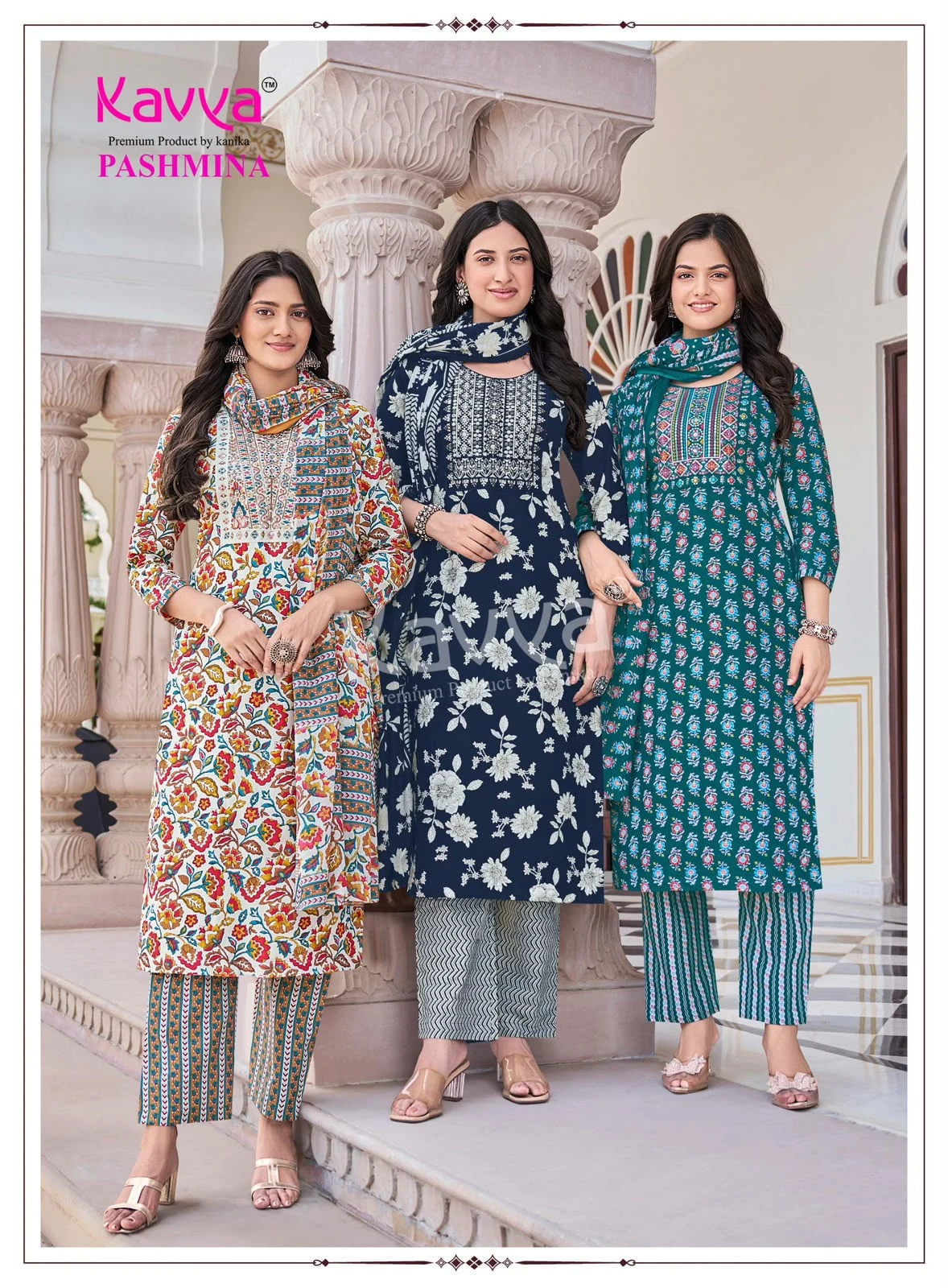 Kavya Pashmina Vol 24 Cotton Suits With Lining 8