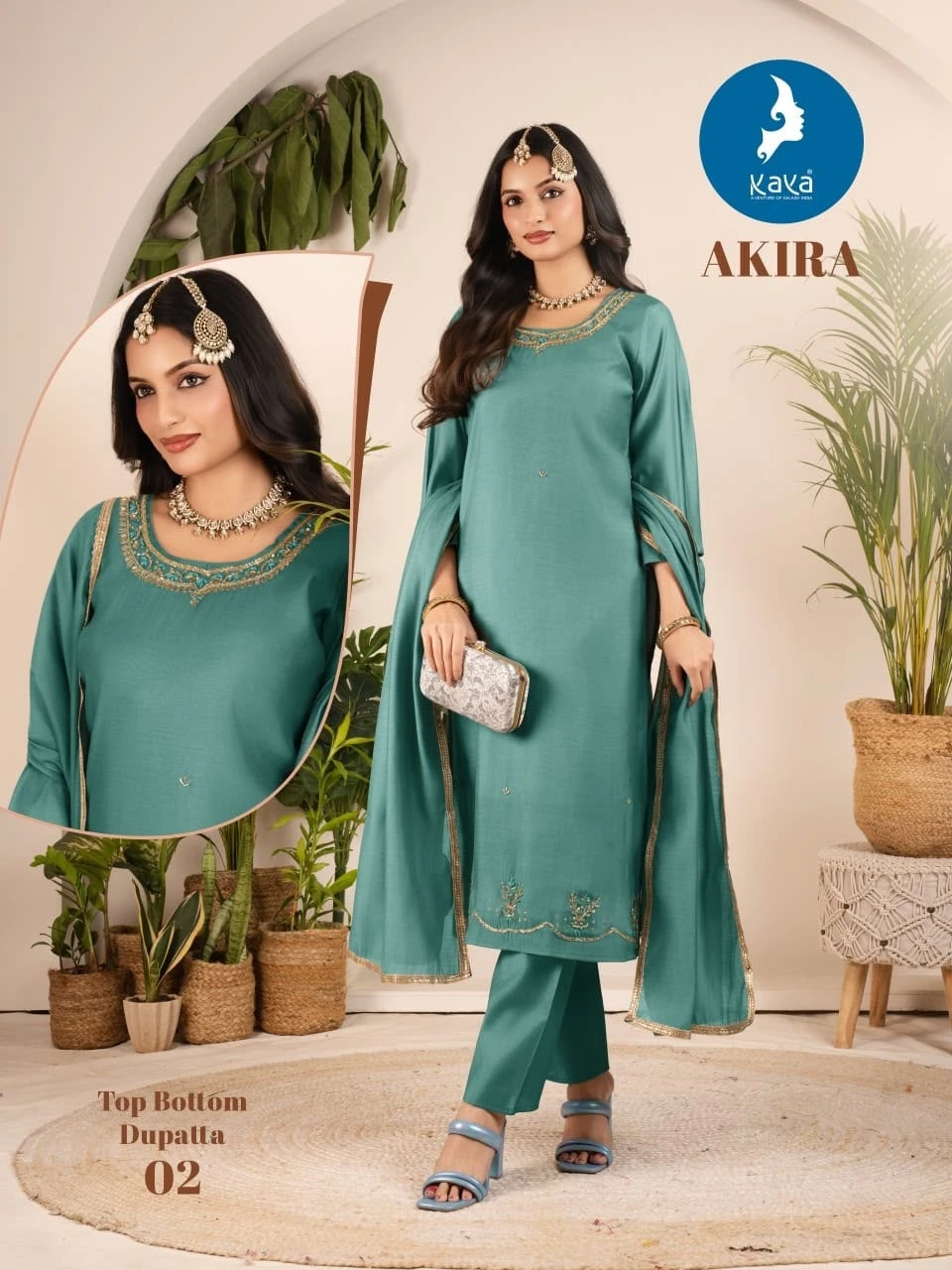 Kaya Akira Mull Chanderi Salwar Suit Catalogue 2