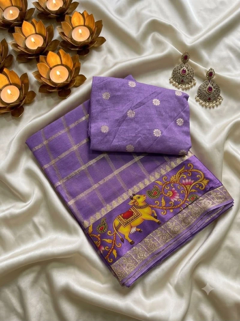 Kf 1 Viscose Georgette 3d Print Border Saree Collection 10