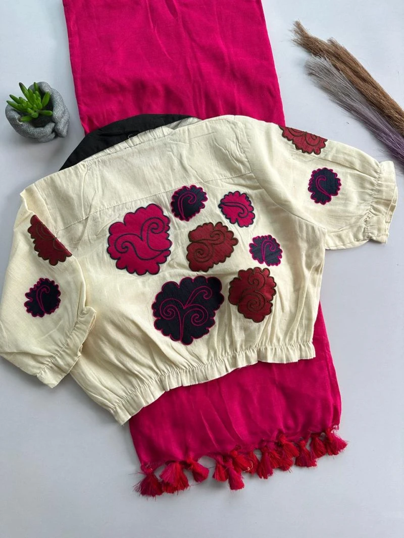 Khadi Vol 56 Khadi Cotton Saree With Khadi Aplic Blouse Collection 6