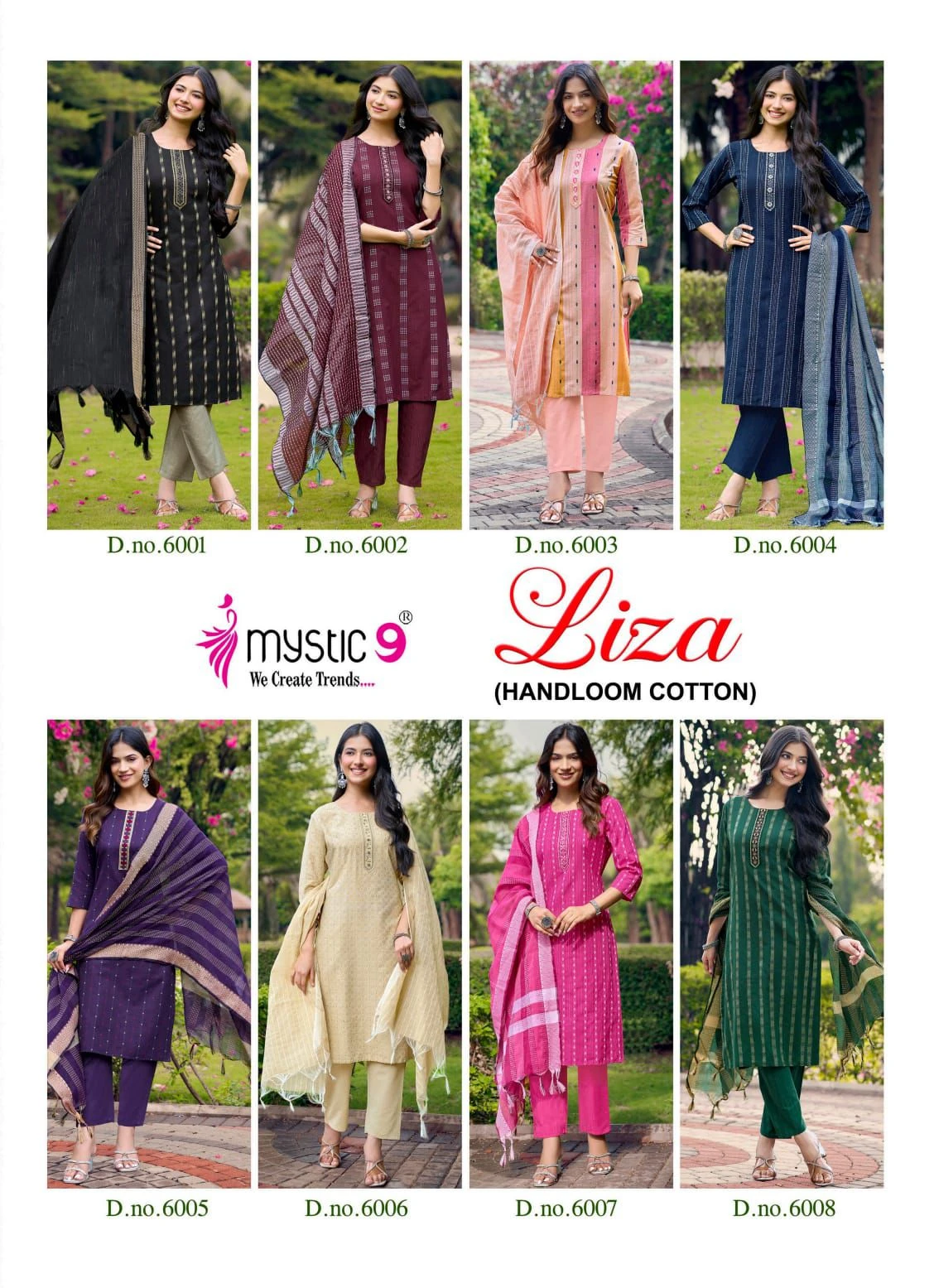 LIZA VOL 6 Handloom Cotton Staraight Cut Suit 4