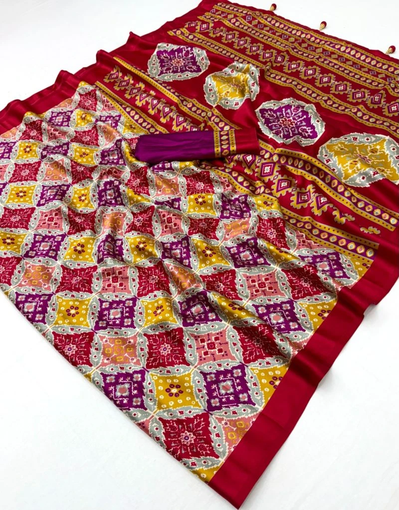 Lux Vol 47 Semi Modal Printed Fancy Saree Collection