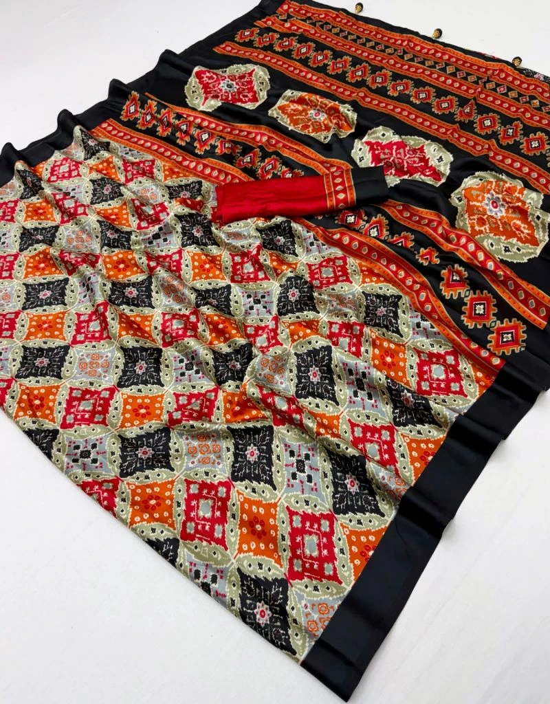 Lux Vol 47 Semi Modal Printed Fancy Saree Collection 5