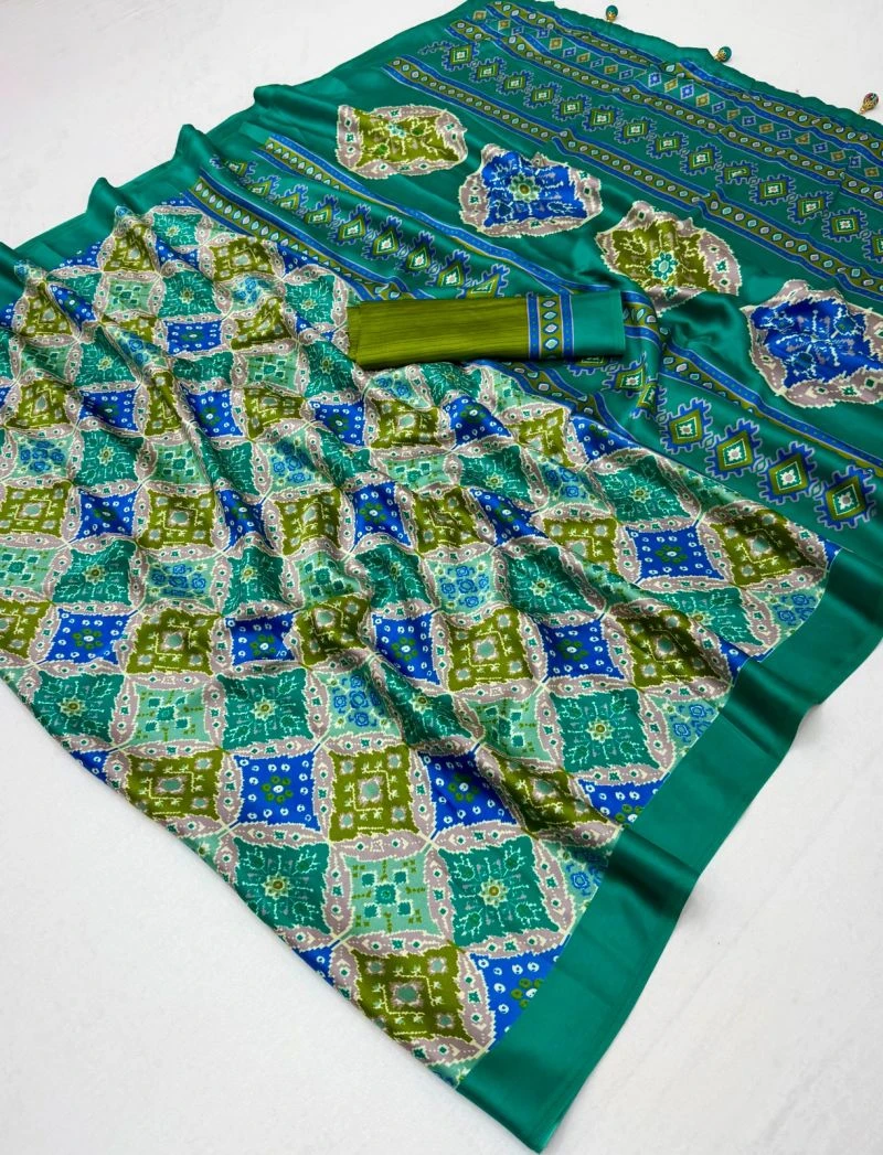 Lux Vol 47 Semi Modal Printed Fancy Saree Collection 6