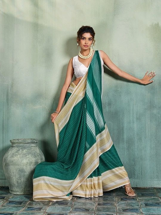 Maahi 240 Soft Mal Cotton Party Wear Printed Saree Collection 4