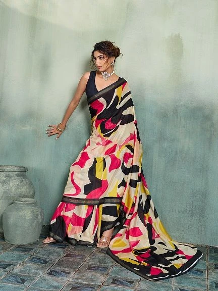 Maahi 241 Soft Mul Cotton Printed Party Wear Saree Collection 5