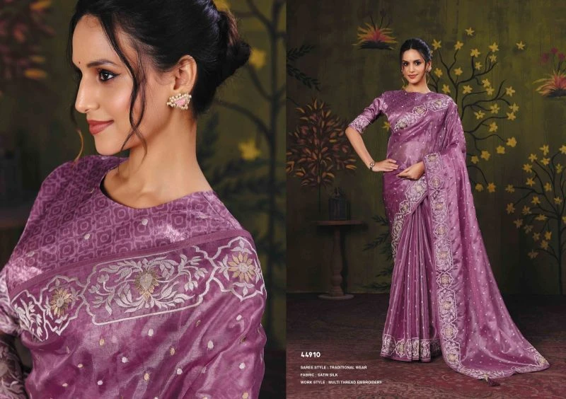 Mahotsav Norita 44900 Rooh Silk Sequence Work Designer Saree Collection 14
