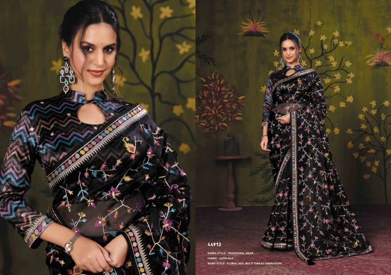 Mahotsav Norita 44900 Rooh Silk Sequence Work Designer Saree Collection 17