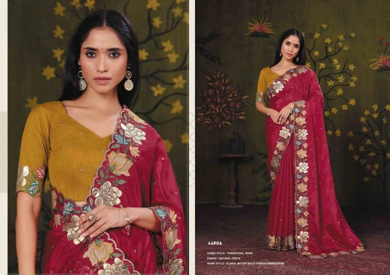 Mahotsav Norita 44900 Rooh Silk Sequence Work Designer Saree Collection 2