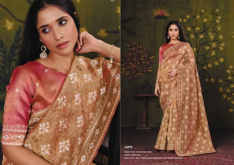 Mahotsav Norita 44900 Rooh Silk Sequence Work Designer Saree Collection 7