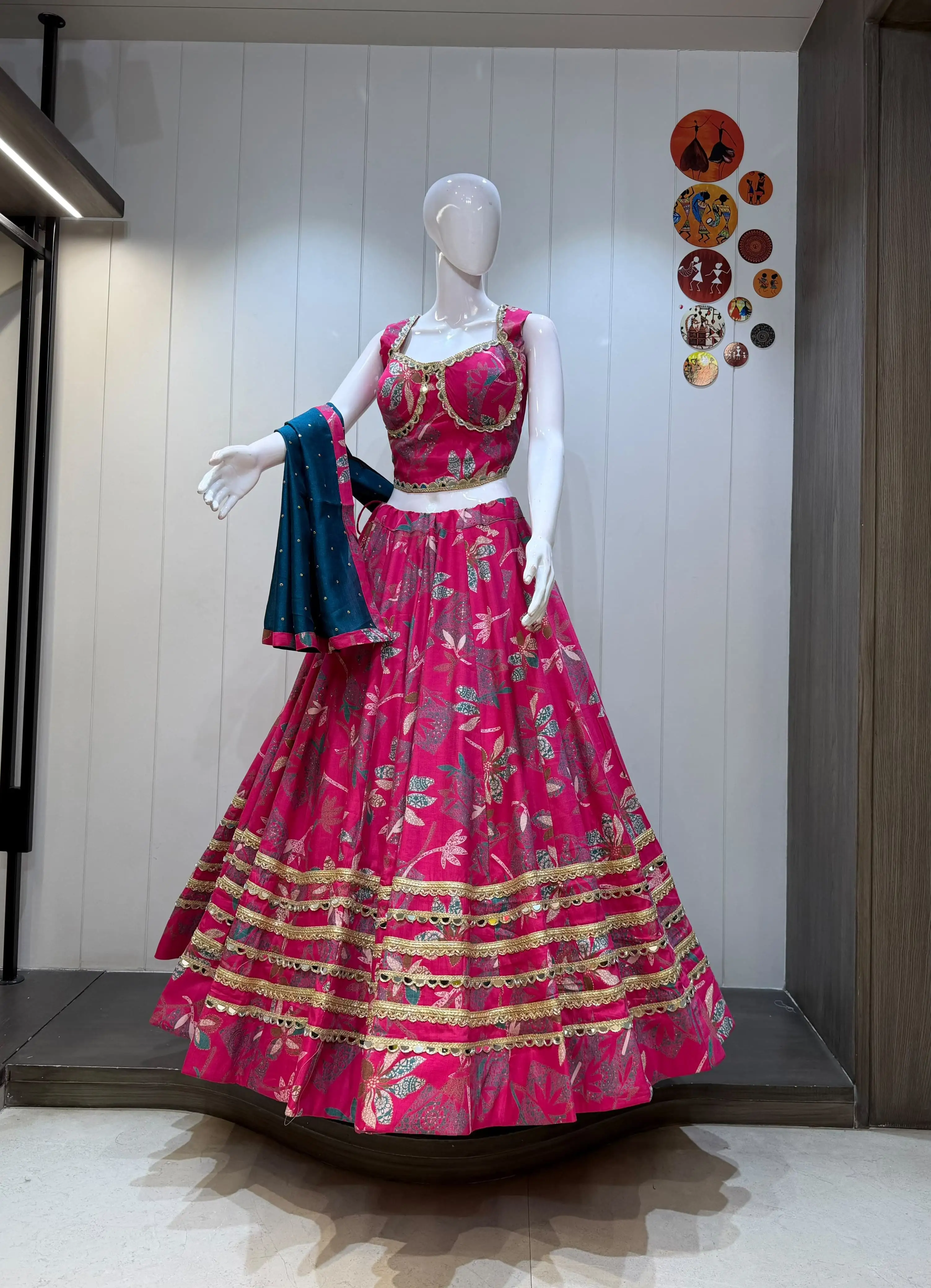 Malaika Pure Vatican Cotton Lehenga Choli 1