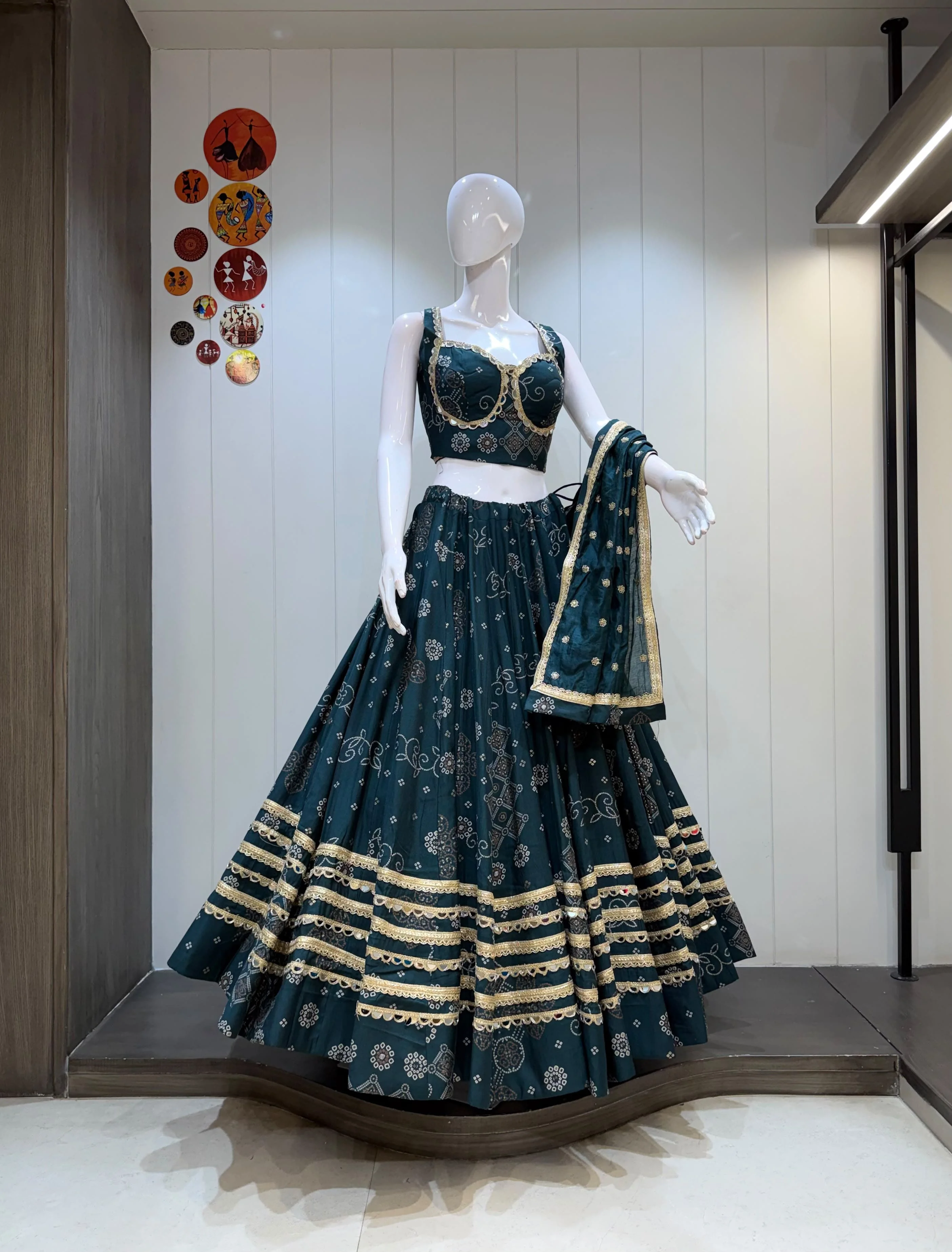 Malaika Pure Vatican Cotton Lehenga Choli 2