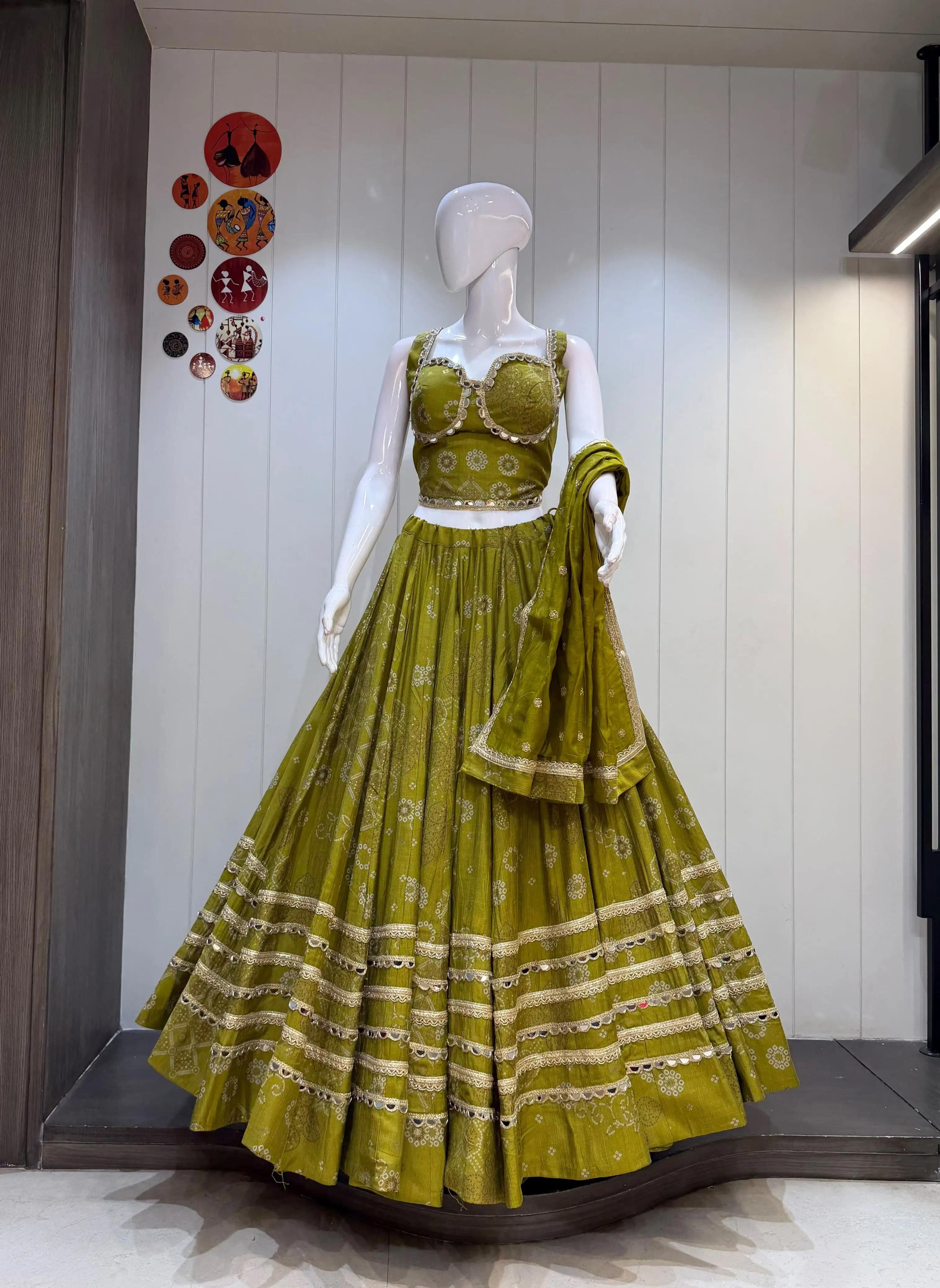Malaika Pure Vatican Cotton Lehenga Choli 3