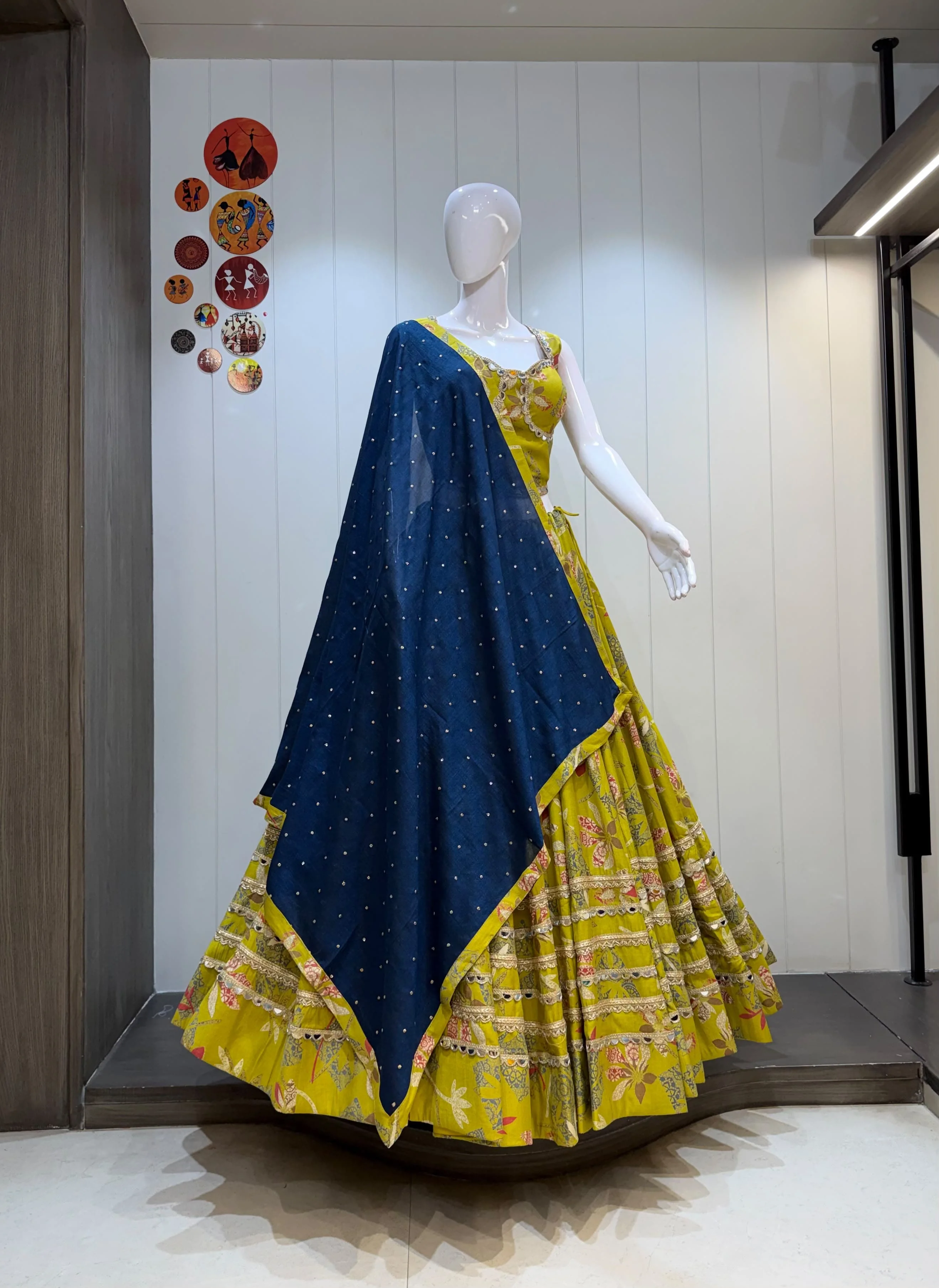 Malaika Pure Vatican Cotton Lehenga Choli 4