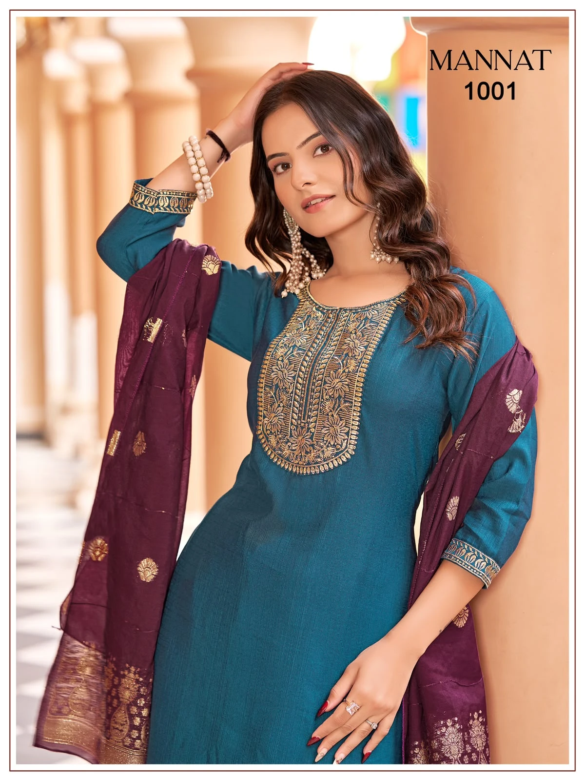 Mannat Gadhwal Silk Readymade Suits Wholesaler 7