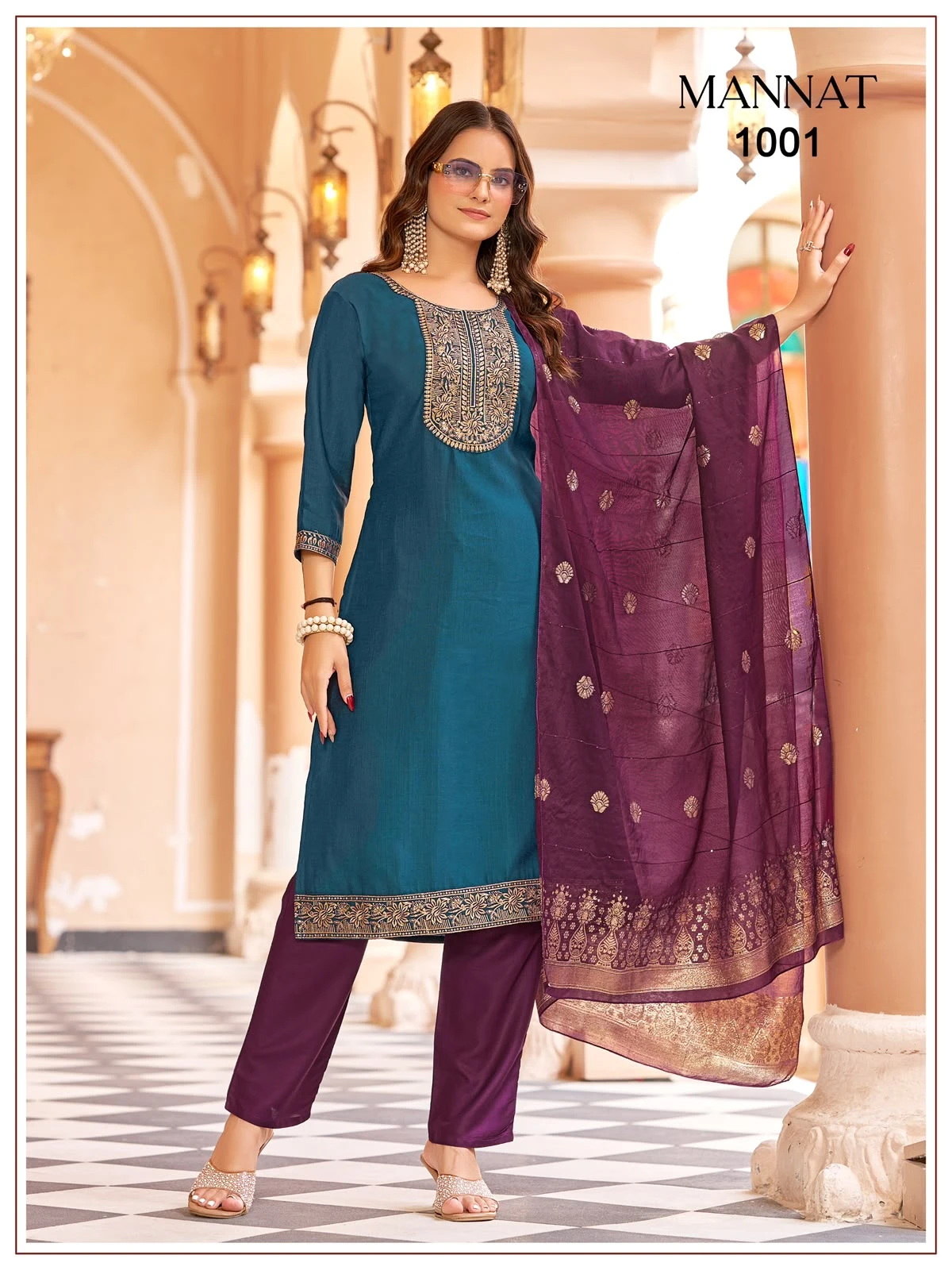 Mannat Gadhwal Silk Readymade Suits Wholesaler 8
