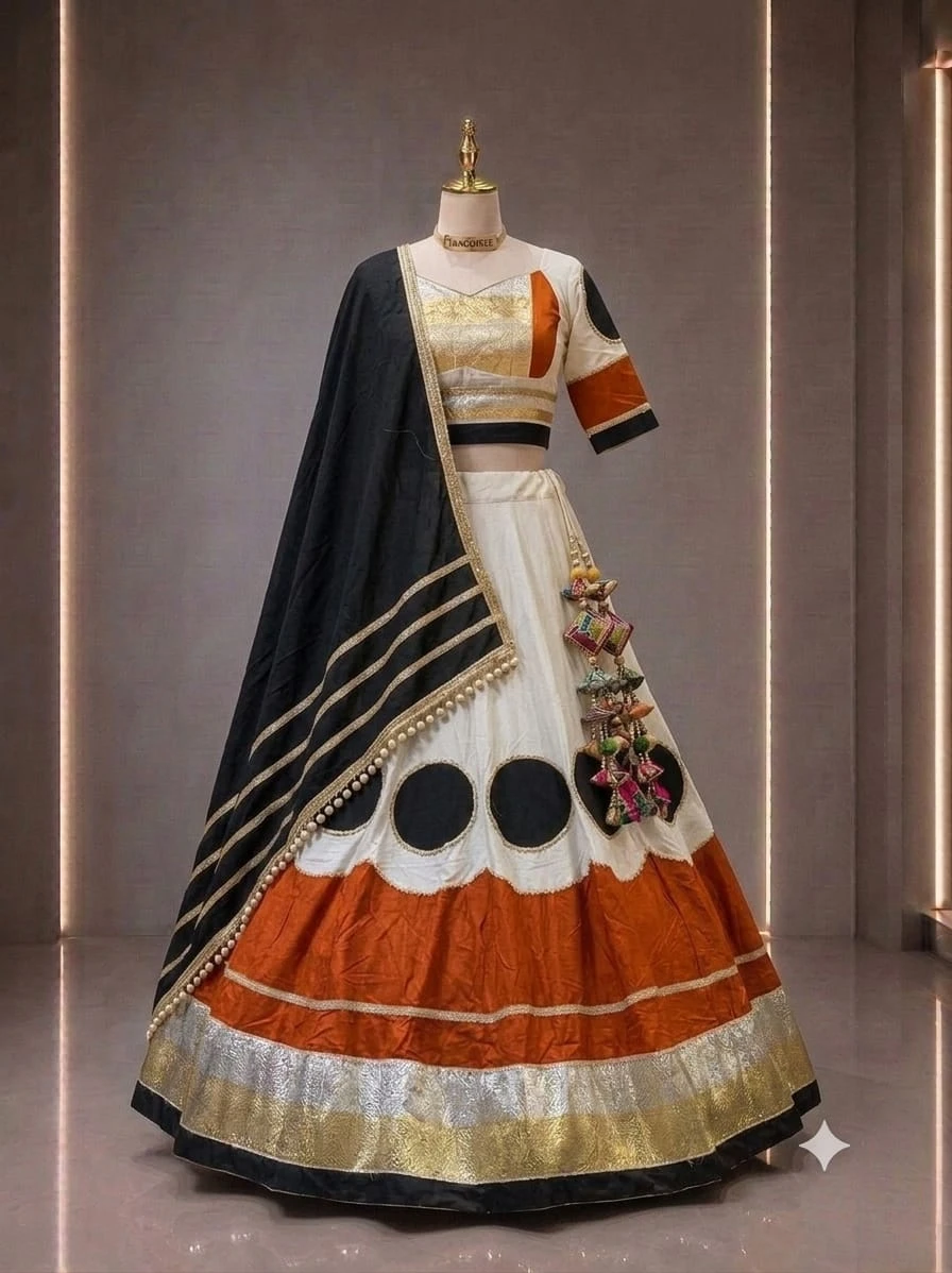 Mayara Pure Cotton Blooming Lehenga Choli With Heavy Lampi Border 2