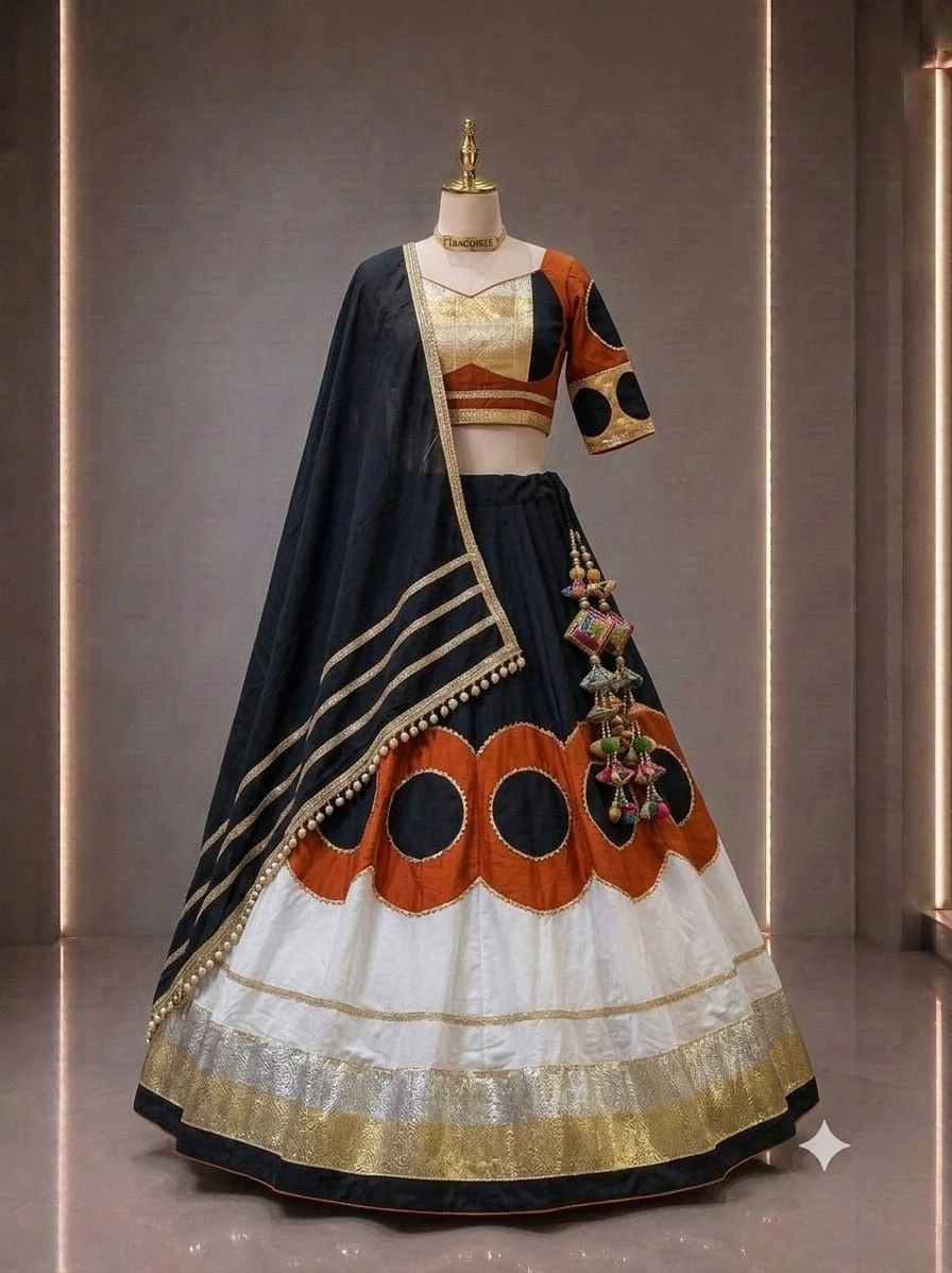 Mayara Pure Cotton Blooming Lehenga Choli With Heavy Lampi Border 7