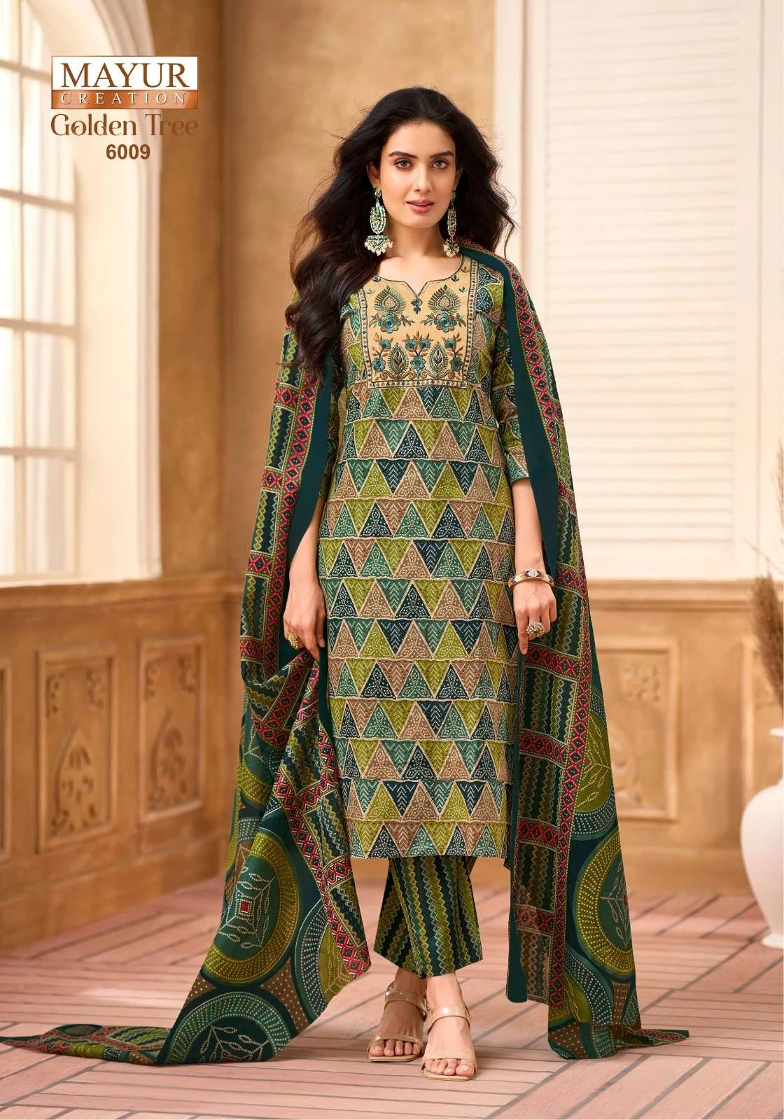 Mayur Creation Golden Tree Vol 6 Ready Made Collection - Readymade Dress 10