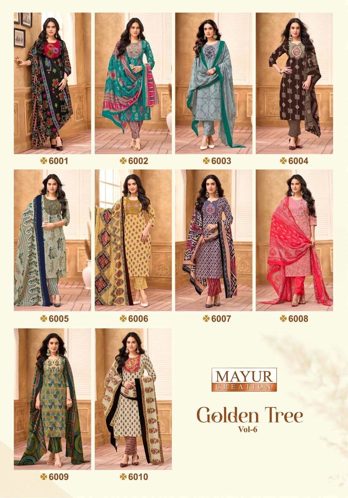 Mayur Creation Golden Tree Vol 6 Ready Made Collection - Readymade Dress 4