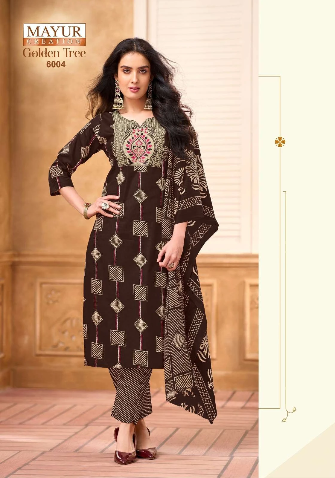 Mayur Creation Golden Tree Vol 6 Ready Made Collection - Readymade Dress 6