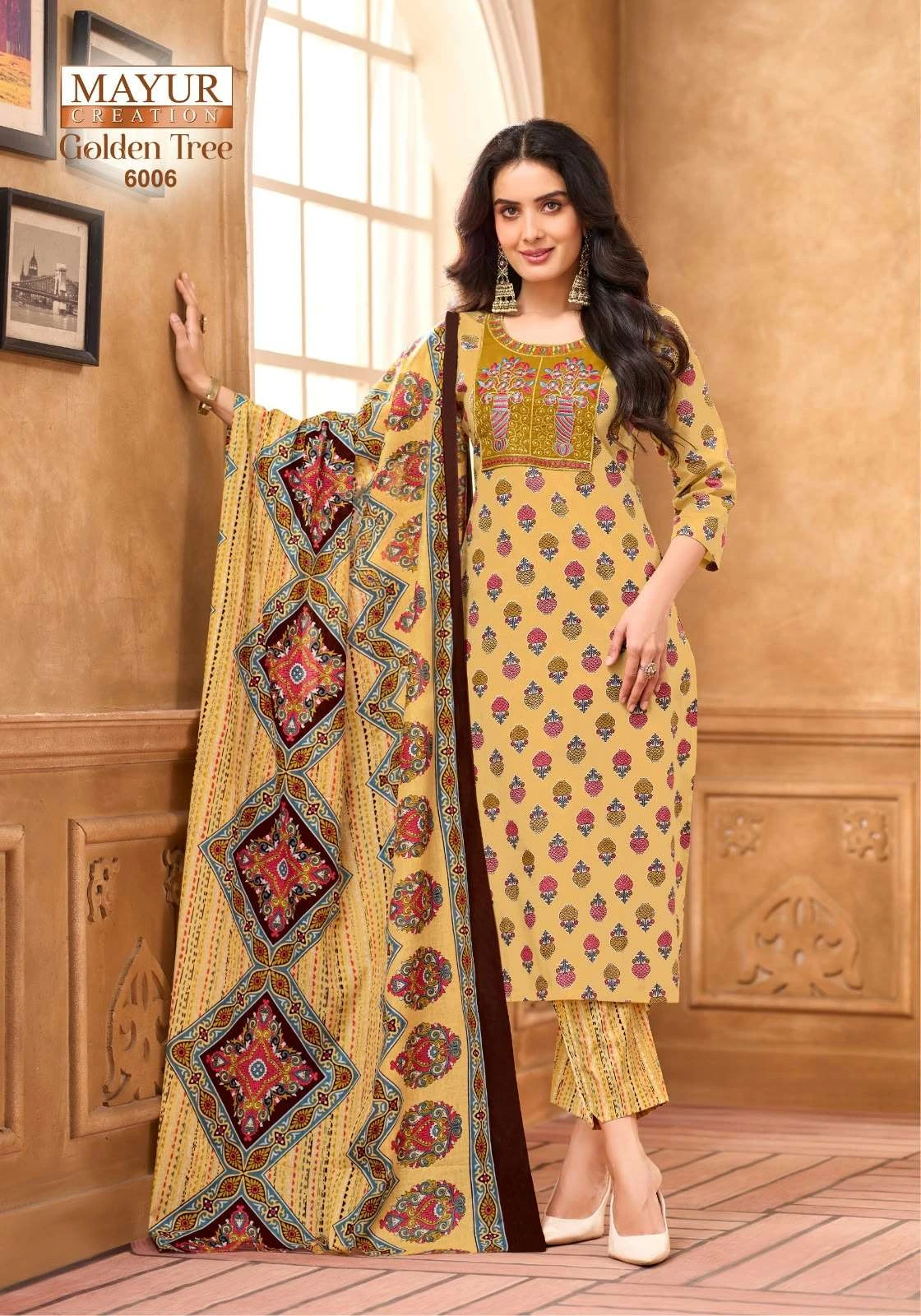 Mayur Creation Golden Tree Vol 6 Ready Made Collection - Readymade Dress 8