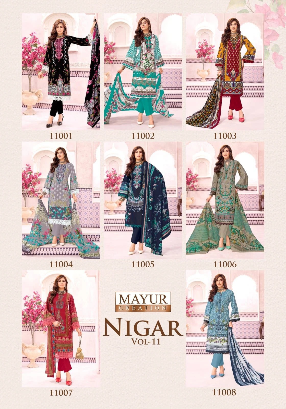 Mayur Nigar Vol-11 Cotton Printed karachi Dress Material Wholesale Collection 10