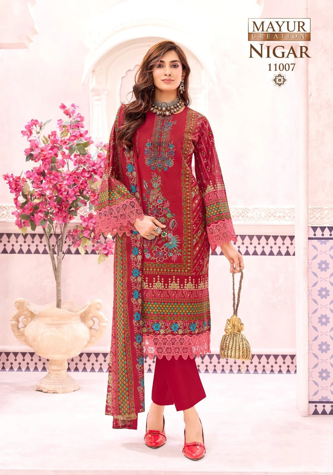 Mayur Nigar Vol-11 Cotton Printed karachi Dress Material Wholesale Collection 8