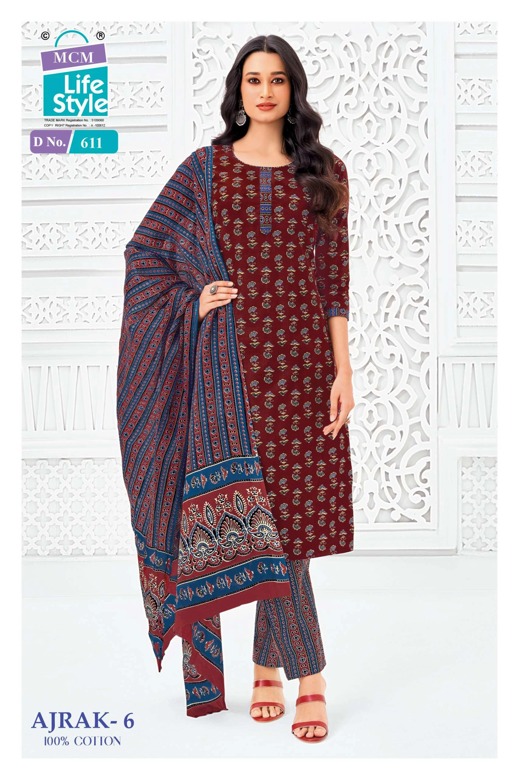 MCM Lifestyle Ajrak Vol 6 Ready Made Collection - Readymade Dress 12