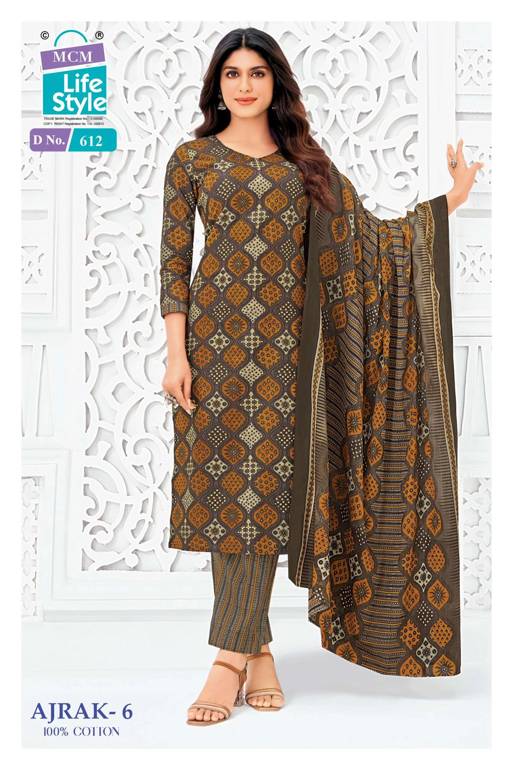 MCM Lifestyle Ajrak Vol 6 Ready Made Collection - Readymade Dress 3